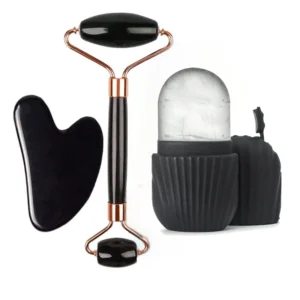 1Pcs 2Pcs 3Pcs Ice Face Roller Gua Sha Tool Set