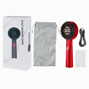 Electric Vibration Massage Comb Red Light Hair Growth